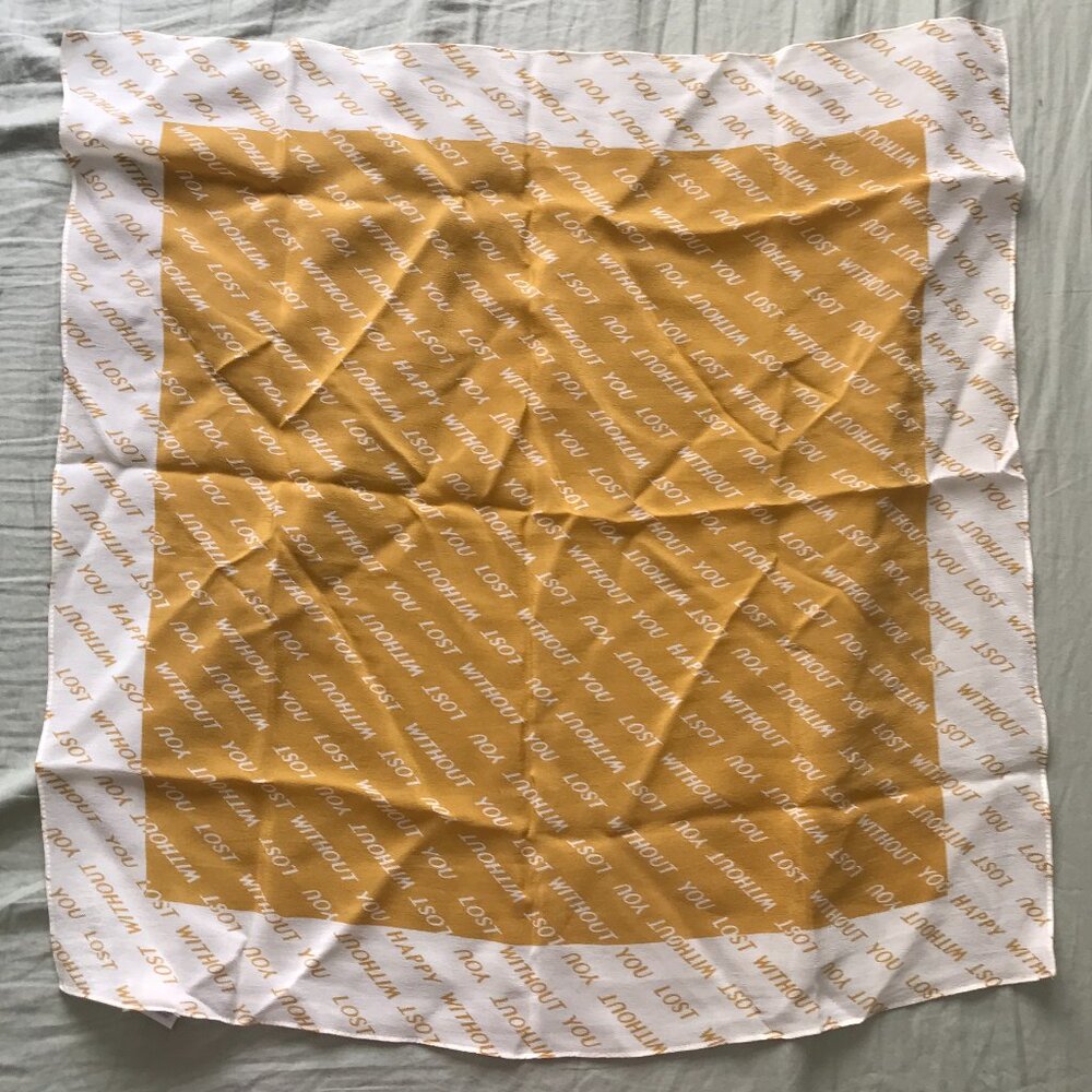 Madewell Small Square 100% Silk Scarf/Bandana